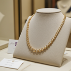 collana giro collo tennis in oro bianco 18k 750 e diamanti naturali 9 ct