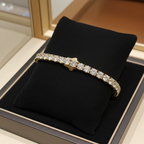 bracciale tennis in oro giallo 18k diamanti naturali 6,85ct