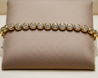 Bracciale tennis - 18 carati Oro giallo - 5.00ct. tw. Diamante (Naturale)