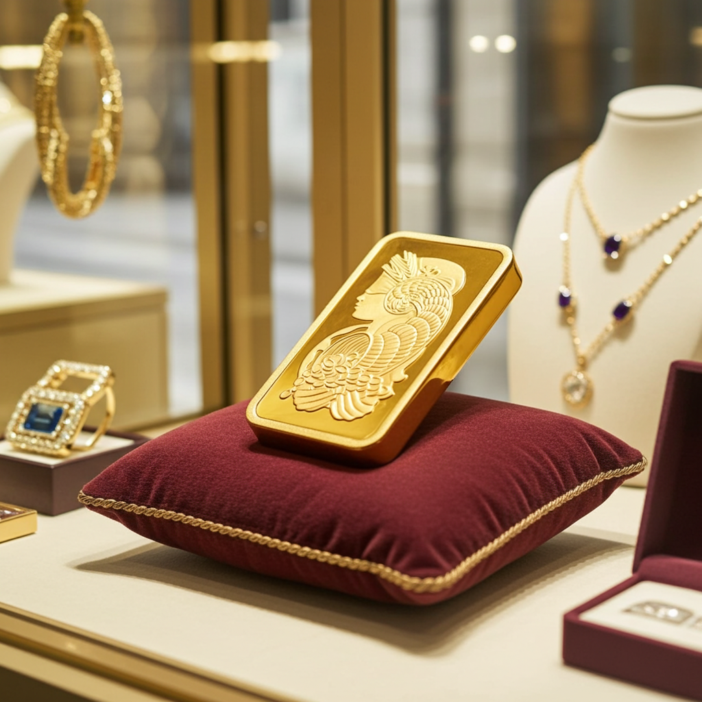 Lingotto oro puro 24k 100 grammi  (PAMP) da investimento
