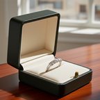 Anello Riviera -1.00 ct -  5 Diamanti Naturali