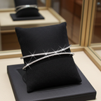 Bracciale in oro bianco 18k e diamanti naturali 1.55ct
