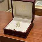 Diamante naturale pera certificato GIA  0.67ct