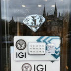 15 pezzi diamanti naturali certificato IGI 1.04ct