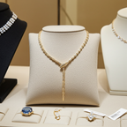 Collana serpente in oro giallo 18k e diamanti naturali 2.50ct