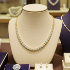 Collana - Oro Giallo 18k - 14.50ct. tw. Diamante (Coltivato in laboratorio)