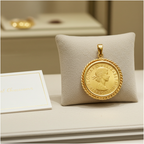Ciondolo con oro in sterline oro 22k