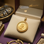 Ciondolo con oro in sterline oro 22k
