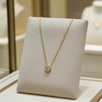 Collana tiffany & co in oro e diamanti naturali 0.35ct