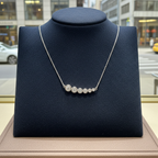 Necklace - 18 carat White gold - 1.80 ct. tw. Natural Diamonds