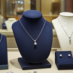 Set Completo Collana e Orecchini con diamante naturale 0,60ct