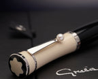 Penna MontBlanc in edizione limitata Greta Garbo con perla Rollerball