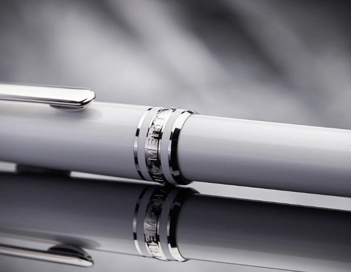 Penna Rollerball Montblanc Meisterstück Glacier Classique Bianca
