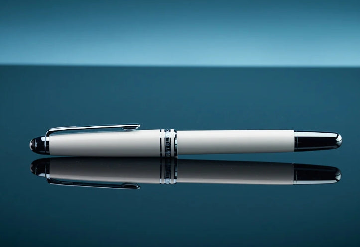 Penna Stilografica Montblanc Meisterstück Glacier Classique Bianca