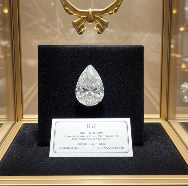 Diamante (Naturale) - 1.01 ct - Pera - D (incolore) - IF - IGI