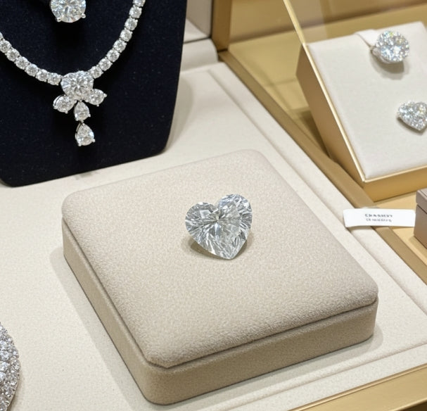 Diamante (Naturale) - 0.72 ct - Cuore - E - VVS1 - IGI