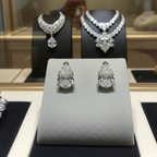 Orecchini - 18 carati Oro bianco - 0.44ct. tw. Diamante (Naturale) - Pera