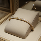Tennis Bracelet - 18kt Yellow Gold - 1.00ct. tw. Diamond (Natural)
