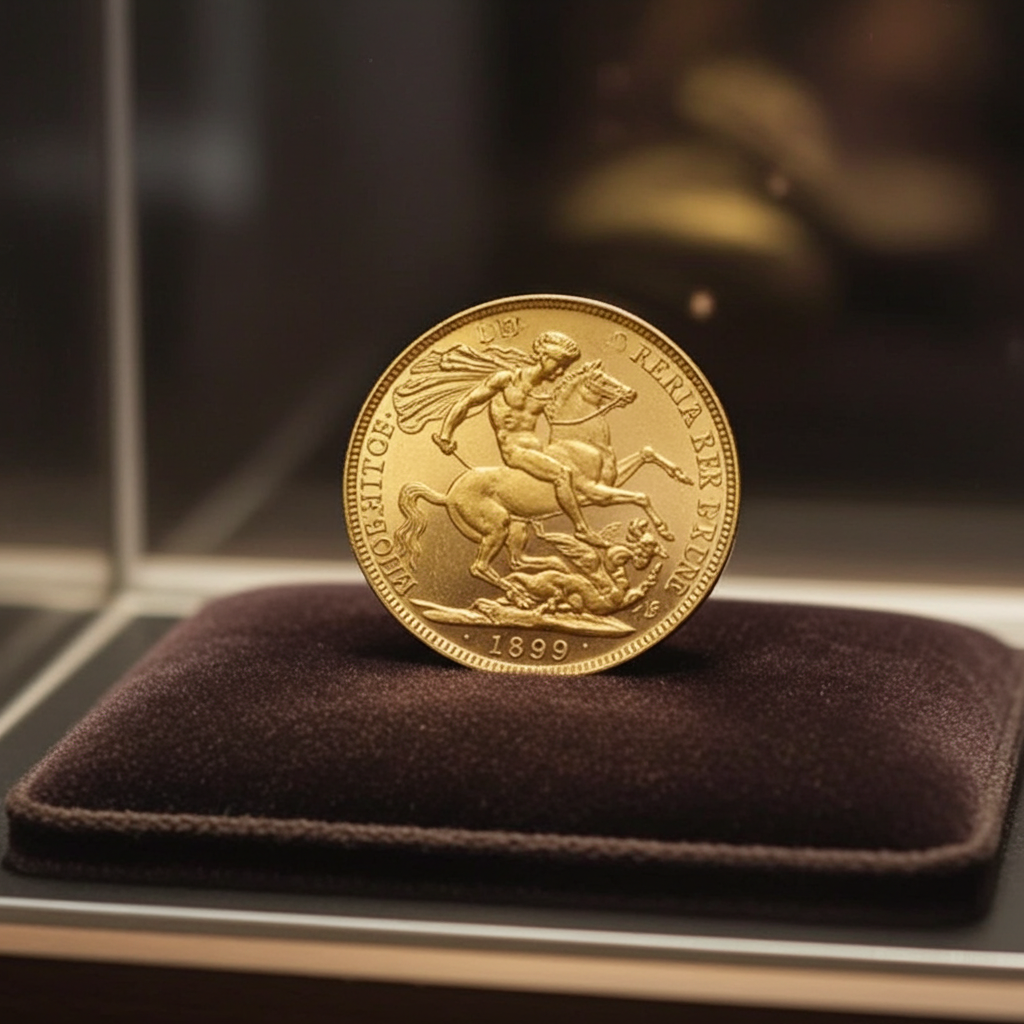 Sterlina oro 22kt