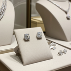 Orecchini - 18 carati Oro bianco - 1.40ct. tw. Diamante (Naturale)