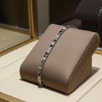 White gold tennis bracelet with natural diamonds 4.00ct