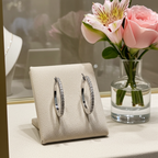 Orecchini - 18 carati Oro bianco - 0.56ct. tw. Diamante (Naturale)
