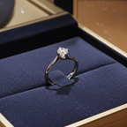 Anello solitario con diamante naturale 1.00 ct certificato IGI D IF