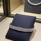 Bracciale tennis oro bianco e diamanti naturali 15ct