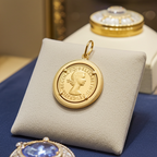 Gold pendant with 22k gold sovereigns