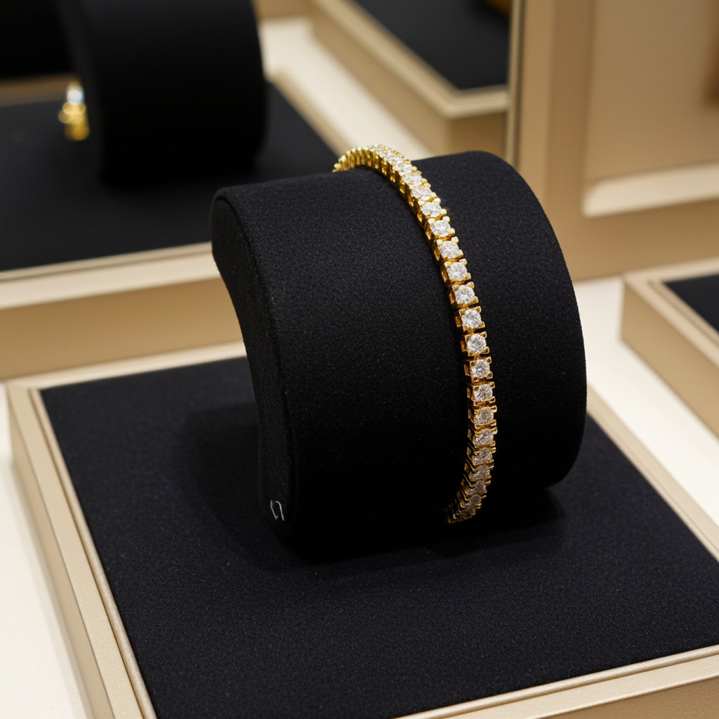 Bracciale - 18 carati Oro giallo - 6.92ct. tw. Diamante (Naturale)