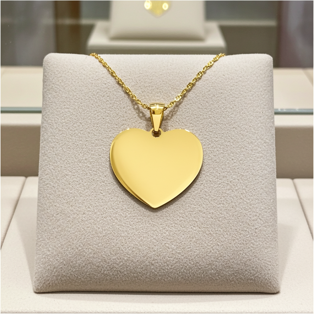 Collana Ciondolo Personalizzato in Oro Giallo 18k