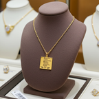 Collana Ciondolo Personalizzato in Oro Giallo 18k