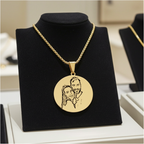 Collana Ciondolo Personalizzato in Oro Giallo 18k