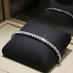 Bracciale - 18 carati Oro bianco - 10.12ct. tw. Diamante (Naturale)
