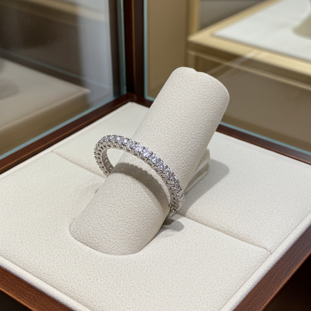 Anello - 18 carati Oro bianco - 2.22ct. tw. Diamante (Naturale) -