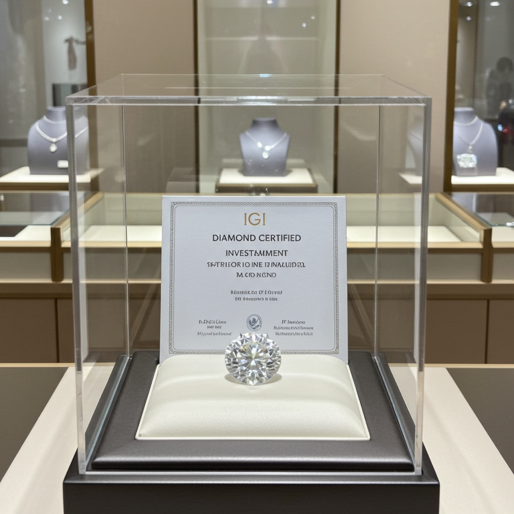 Diamante da investimento certificato igi 1,27ct D IF