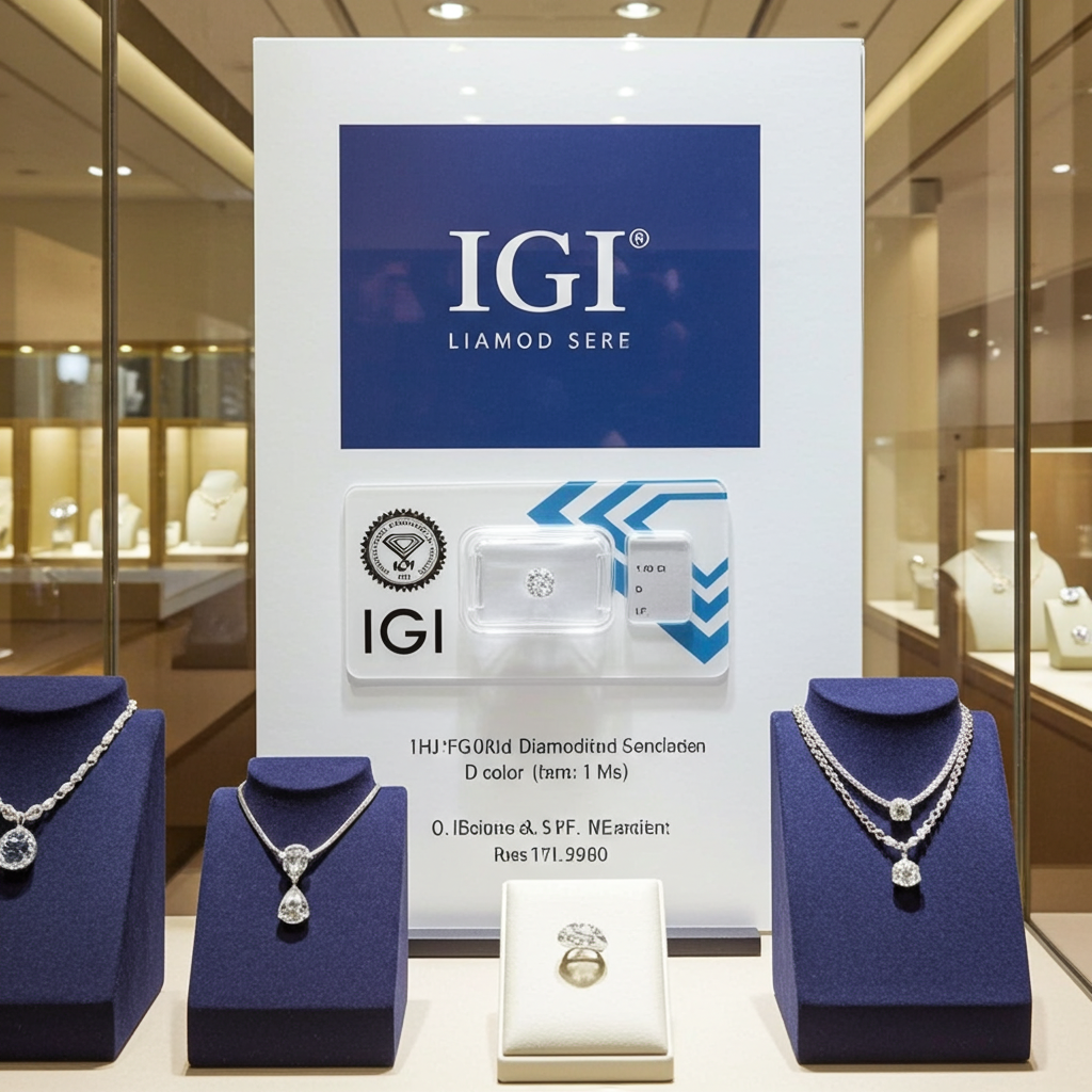 diamanti naturali certificato IGI taglio cuscino 1.00ct D IF