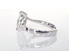 Anello - 18 carati Oro bianco - 0.65ct. tw. Diamante (Naturale)