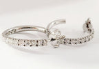 Orecchini - 18 carati Oro bianco - 1.10ct. tw. Diamante (Naturale)