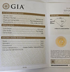 Diamante naturale pera certificato GIA  0.67ct