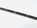 Bracciale tennis in oro bianco e diamanti naturali 9.60ct