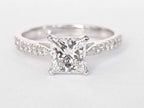Anello di fidanzamento - 18 carati Oro bianco - 1.20ct. tw. Diamante (Naturale) - Diamante
