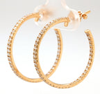 Orecchini - 18 carati Oro bianco - 1.10ct. tw. Diamante (Naturale)