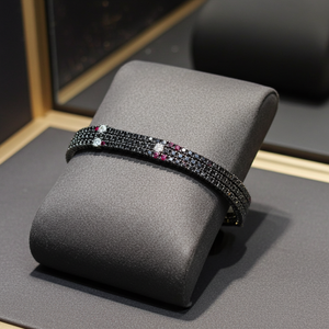 Bracciale tennis in oro bianco e diamanti naturali 9.60ct