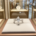 Anello - 18 carati Oro bianco - 0.65ct. tw. Diamante (Naturale)
