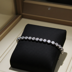 Bracciale - 18 carati Oro bianco - 3.50ct. tw. Diamante (Naturale)
