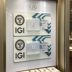 2 diamanti naturali certificato IGI taglio radiante   0.63ct   D VS2