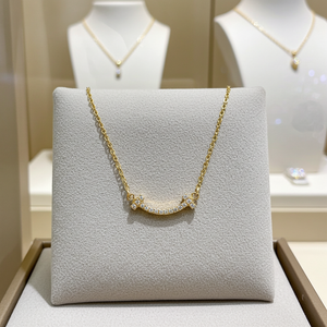 Collana TIFFANY & CO in oro e diamante naturale 0.48 ct